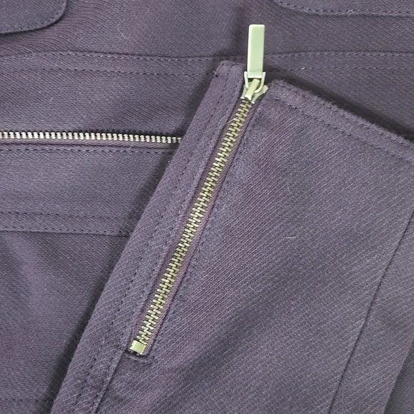 W By Worth Purple Motorcycle Jacket Size 10 - Picture 11 of 12